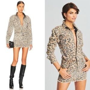 SER.O.YA Linda Dress in Leopard